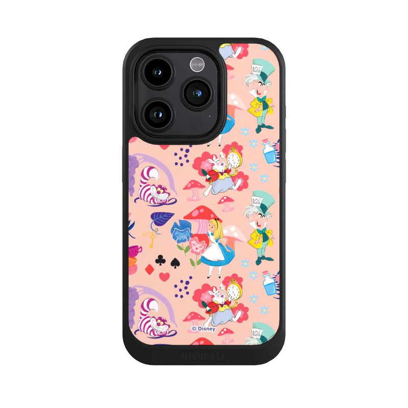 iPhone 15 Pro NIVOcore Alice Crazy Pattern