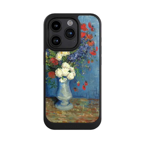 Apple iPhone 15 Pro NIVOcore Stillleben Vase mit Kornblumen und Mohnblumen von Vincent Van Gogh