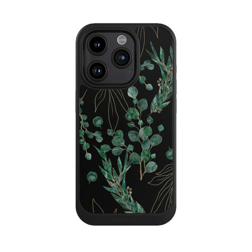 Apple iPhone 15 Pro NIVOcore Eukalyptusblätter schwarz