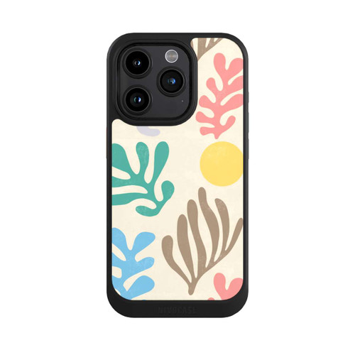 Apple iPhone 15 Pro NIVOcore Blätter im modernen Matisse-Stil