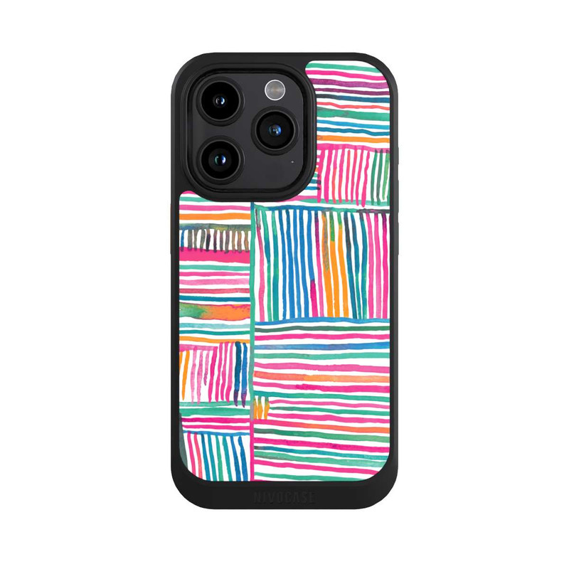 iPhone 15 Pro NIVOcore Aquarelllinien Entspannung