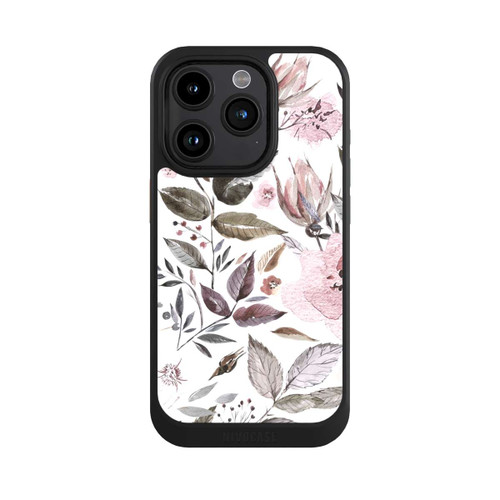 Apple iPhone 15 Pro NIVOcore Aquarell braune Rosenblüten