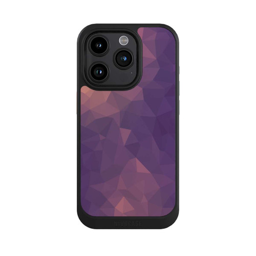 Apple iPhone 15 Pro NIVOcore Polygonal Mosaic Rot/Violett