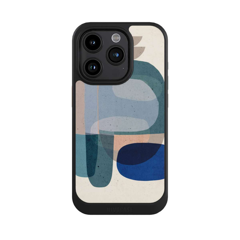 iPhone 15 Pro NIVOcore Pierres n° 3 Bleu