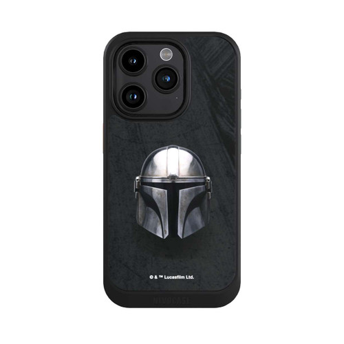 Apple iPhone 15 Pro NIVOcore Casque Mandalorien Noir