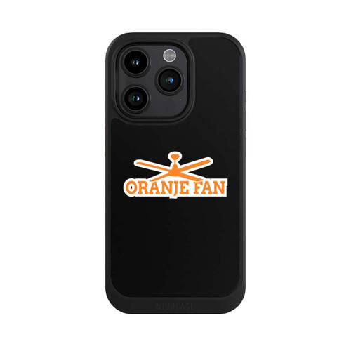 Apple iPhone 15 Pro NIVOcore Oranje Fan Black