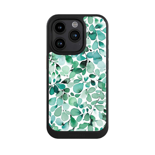 Apple iPhone 15 Pro NIVOcore Aquarellmuster Blätter