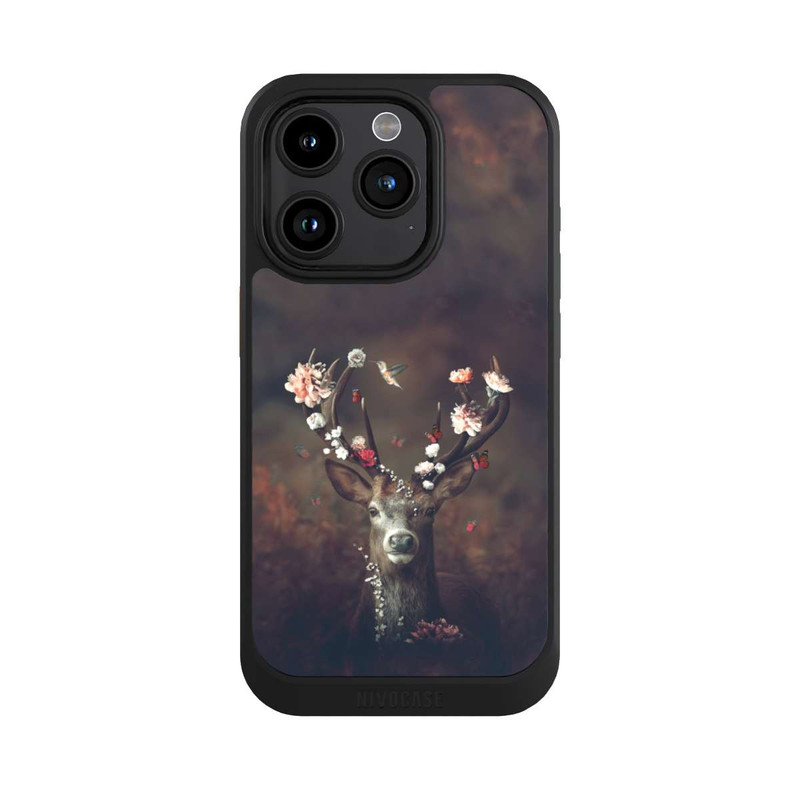 iPhone 15 Pro NIVOcore Fauna Flora Hirsch