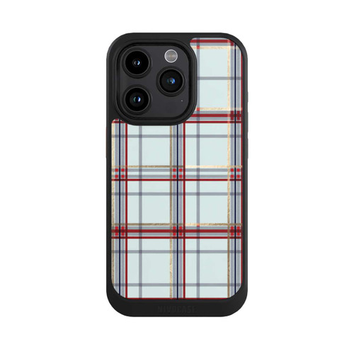 Apple iPhone 15 Pro NIVOcore Tartan Blau