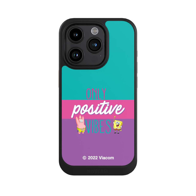 iPhone 15 Pro NIVOcore  Spongebob - Only Positive Vibes
