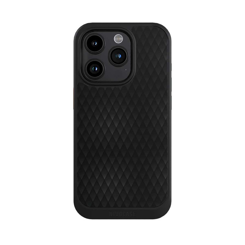 iPhone 15 Pro NIVOcore Peau de Serpent Noire