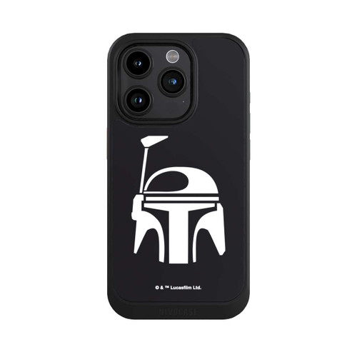 Apple iPhone 15 Pro NIVOcore Casque Boba Fett Noir
