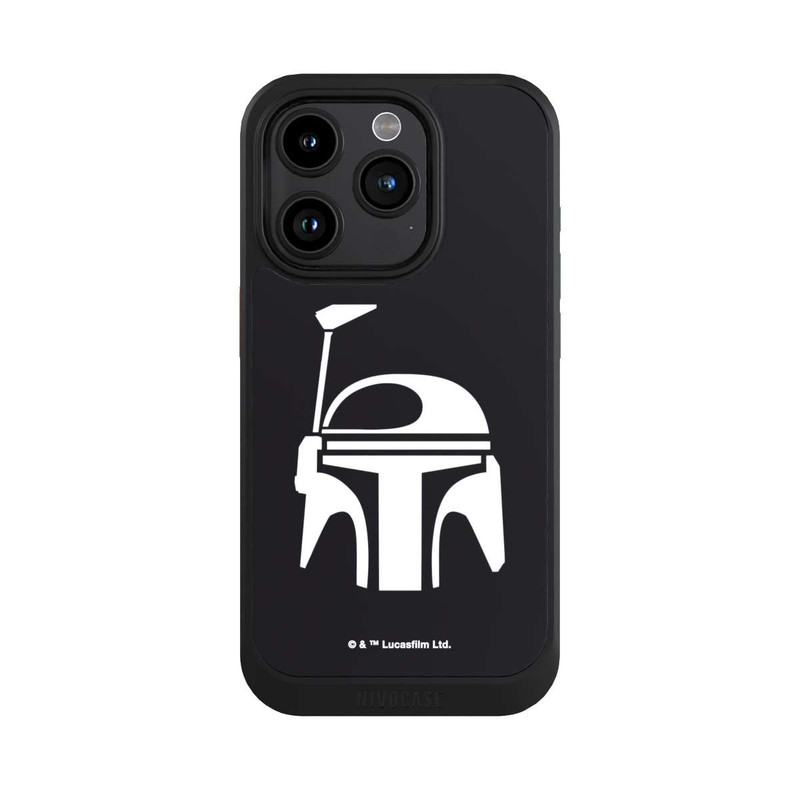 iPhone 15 Pro NIVOcore Boba Fett Helm Schwarz