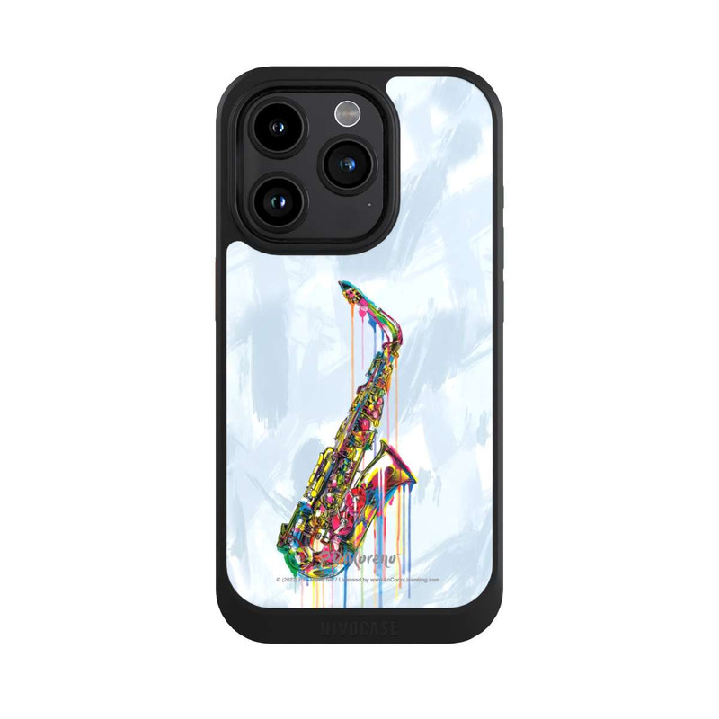 iPhone 15 Pro NIVOcore Saxophone Art By P.D. Moreno
