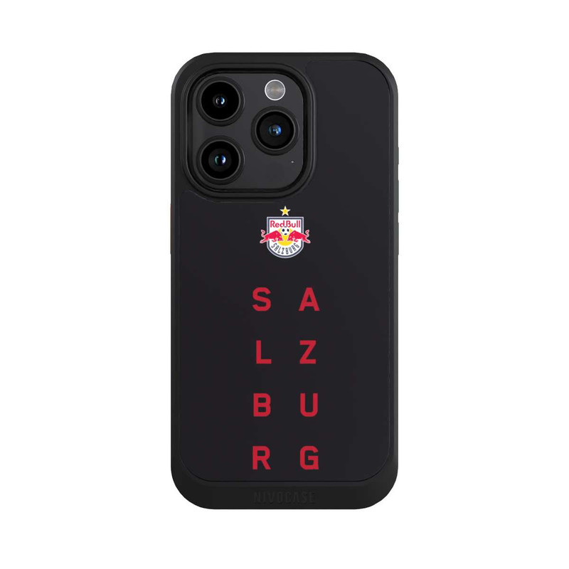 iPhone 15 Pro NIVOcore FC RB Salzburg Schriftzug Rot