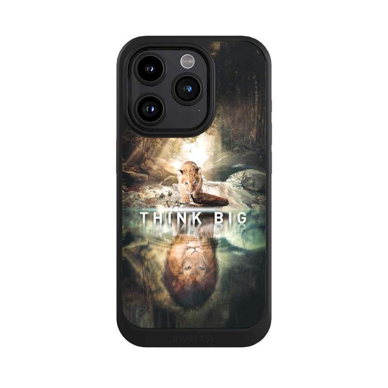 iPhone 15 Pro NIVOcore Think Big Le lion