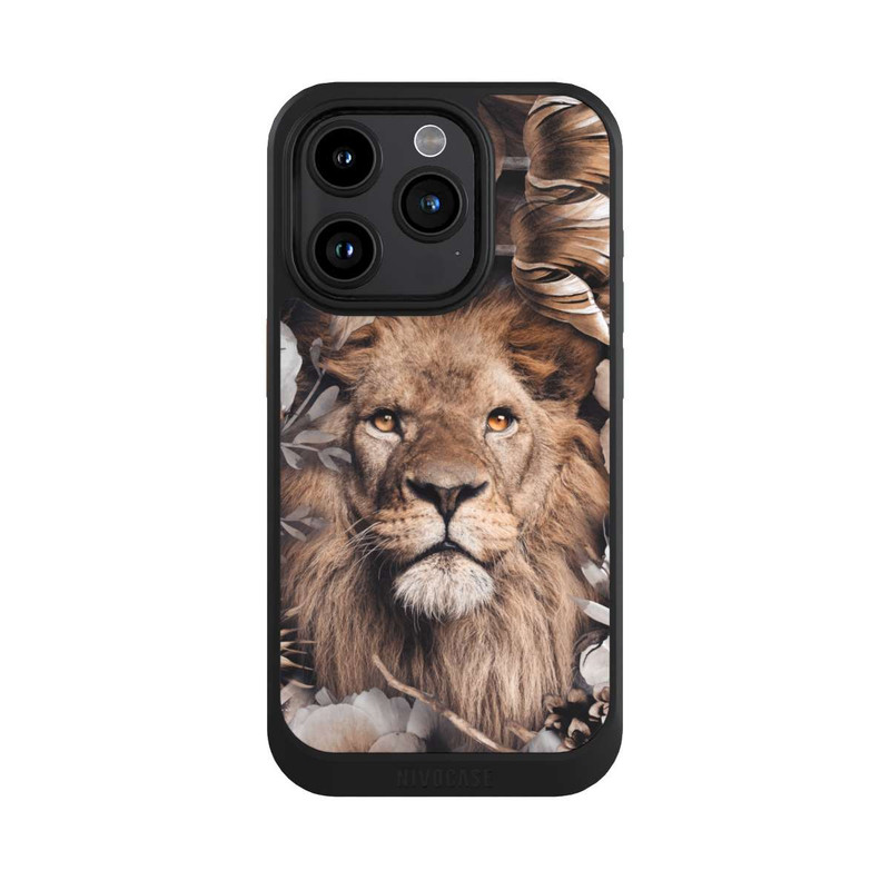 iPhone 15 Pro NIVOcore Lion & Fleurs Beiges
