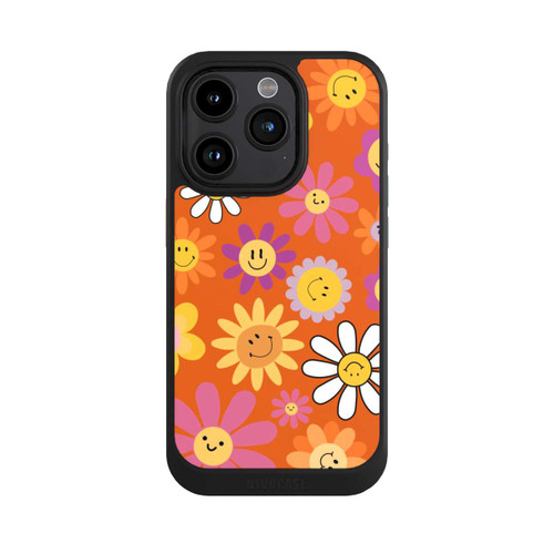 Apple iPhone 15 Pro NIVOcore Smiles Orange Flowers