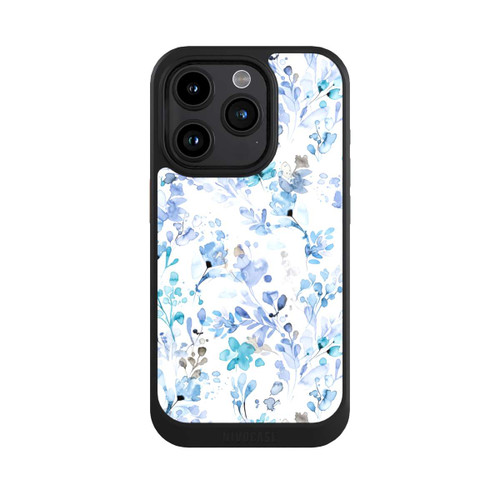 Apple iPhone 15 Pro NIVOcore Frühlingsunkraut blau