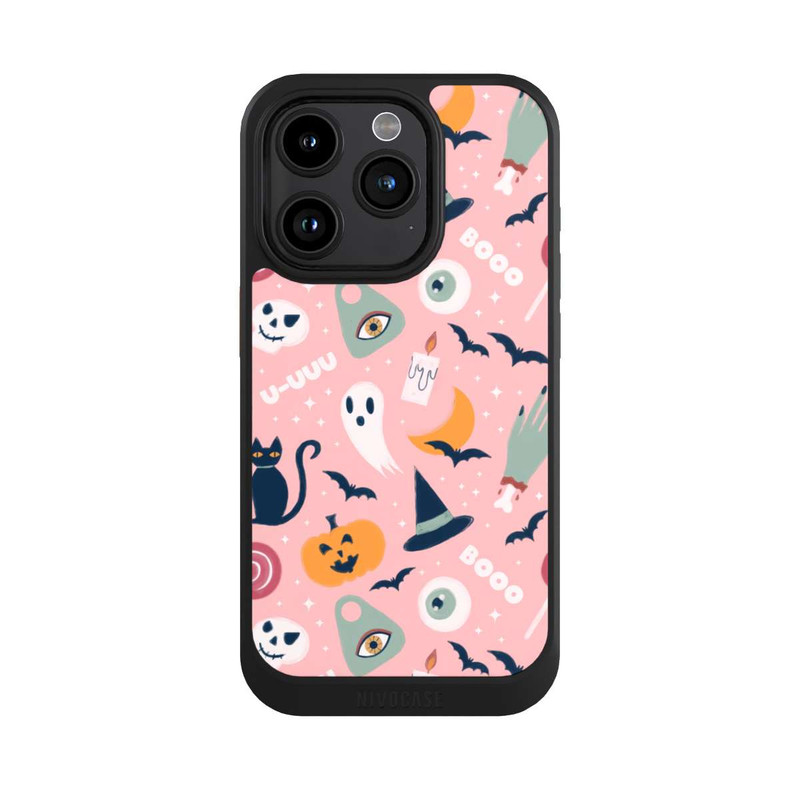 iPhone 15 Pro NIVOcore Niedliche Halloween Gespenster Muster