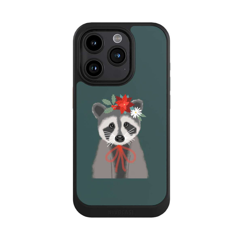 iPhone 15 Pro NIVOcore raton laveur de Noël