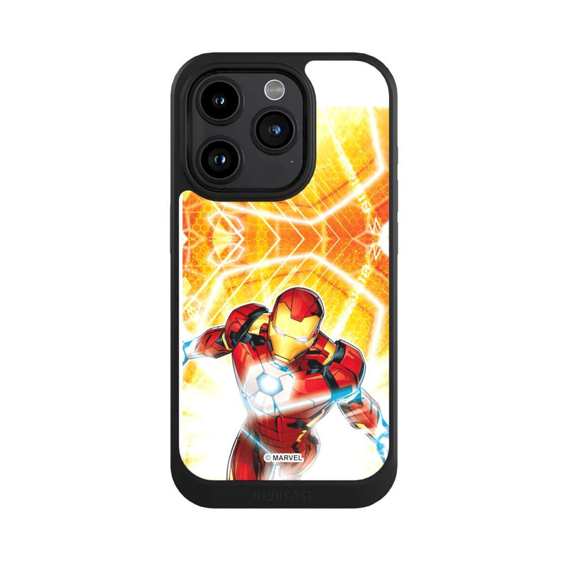 iPhone 15 Pro NIVOcore Iron Man on Fire