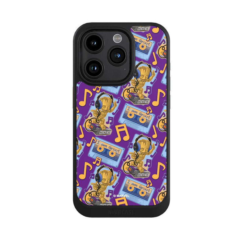 iPhone 15 Pro NIVOcore Groot Comic Headphones Guardians of the Galaxy