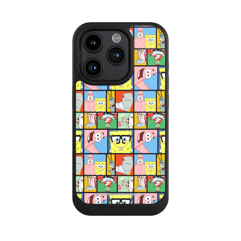 iPhone 15 Pro NIVOcore Spongebob Friends Memory Pattern