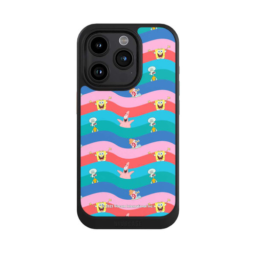 Apple iPhone 15 Pro NIVOcore Spongebob Friends Colorful Waves