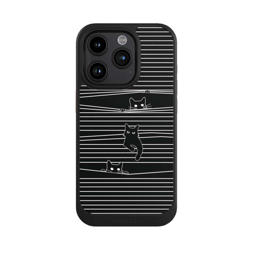 Apple iPhone 15 Pro NIVOcore Cats Peeping