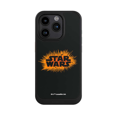 Apple iPhone 15 Pro NIVOcore Star Wars Logo Orange Halloween Explosion