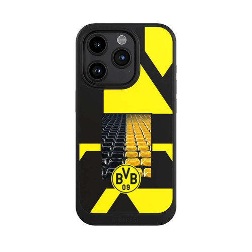 Apple iPhone 15 Pro NIVOcore BVB Tribüne Schwarz Gelb