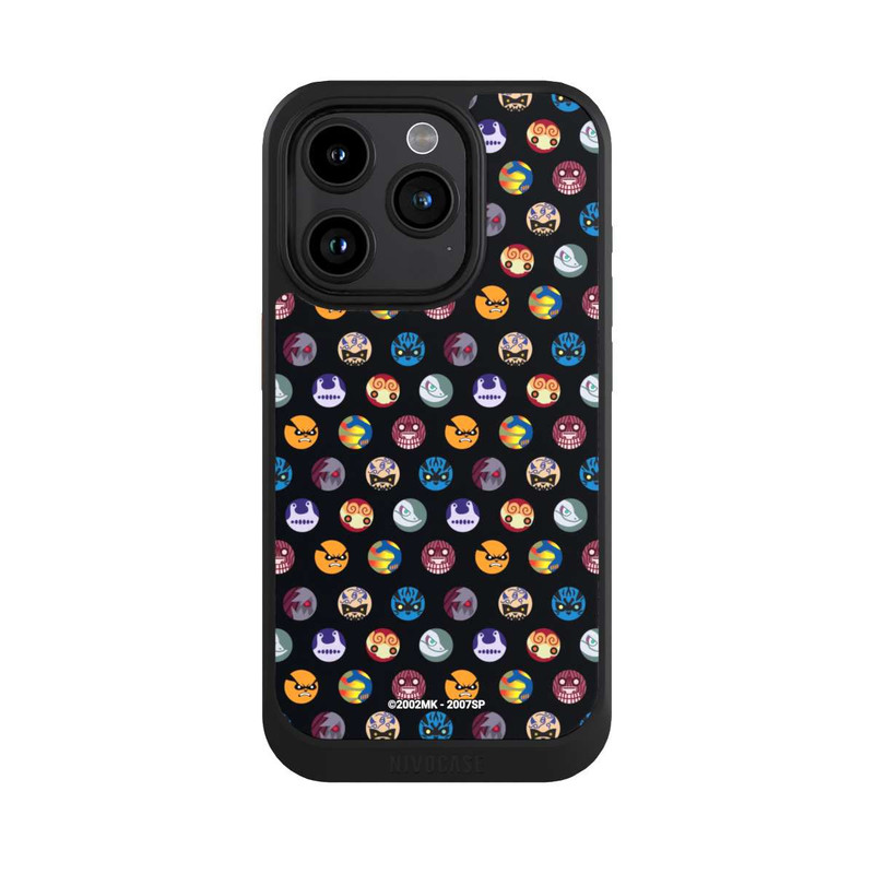 iPhone 15 Pro NIVOcore Bijuu motif noir