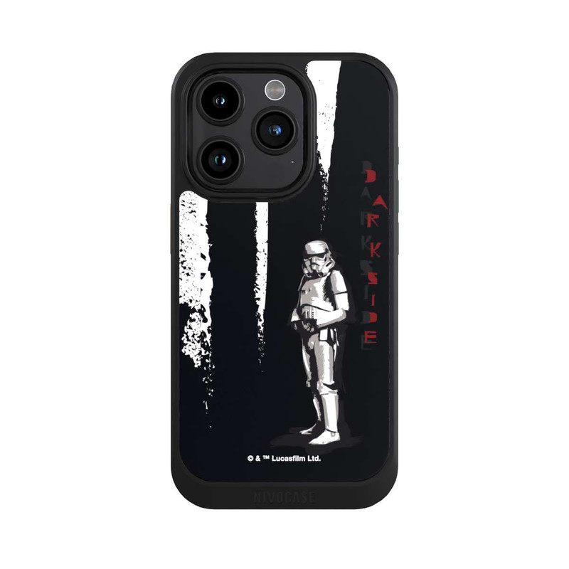 iPhone 15 Pro NIVOcore Stormtrooper Dunkle Seite