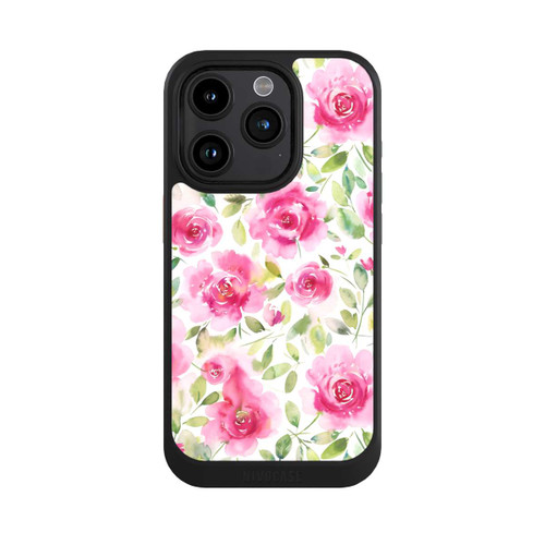 Apple iPhone 15 Pro NIVOcore Aquarell Frische Rosen