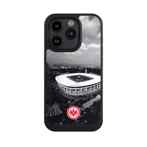 Apple iPhone 15 Pro NIVOcore SGE Stadion Schwarz Weiß