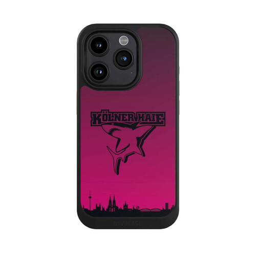 Apple iPhone 15 Pro NIVOcore Kölner Haie Skyline Pink