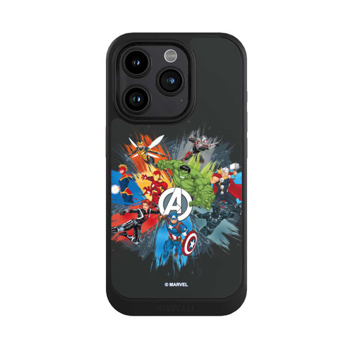 Apple iPhone 15 Pro NIVOcore Marvel's Avengers Black