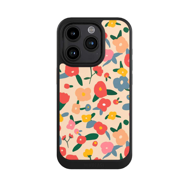 iPhone 15 Pro NIVOcore Retro Bold Scandi Flowers
