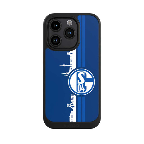 Apple iPhone 15 Pro NIVOcore Schalke 04 Skyline Blau