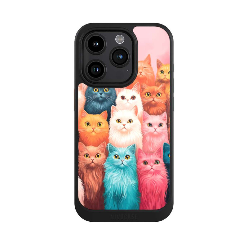iPhone 15 Pro NIVOcore Cats Looking