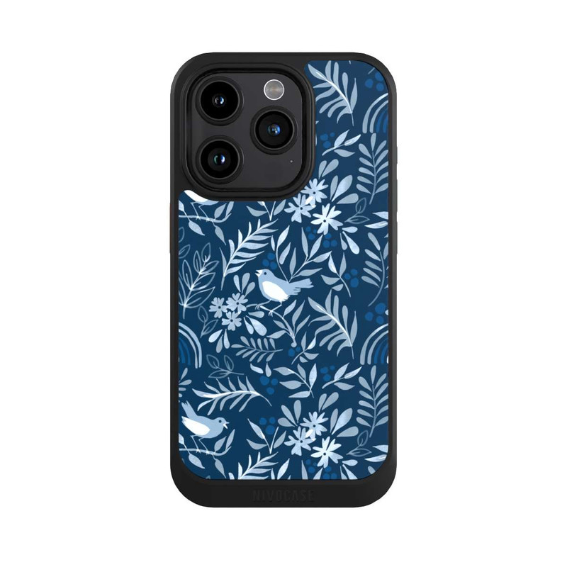 iPhone 15 Pro NIVOcore Classic Blue Pattern