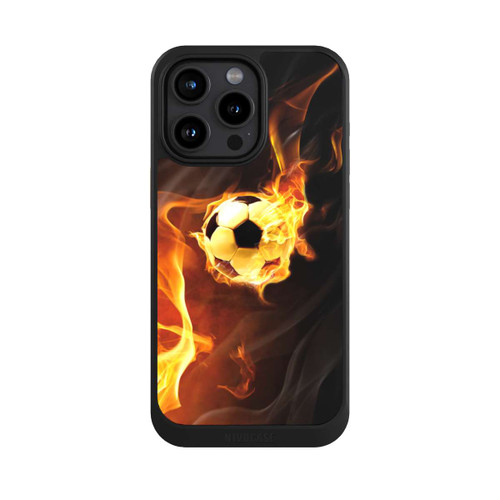 Apple iPhone 15 Pro Max NIVOcore Fußball in Flammen