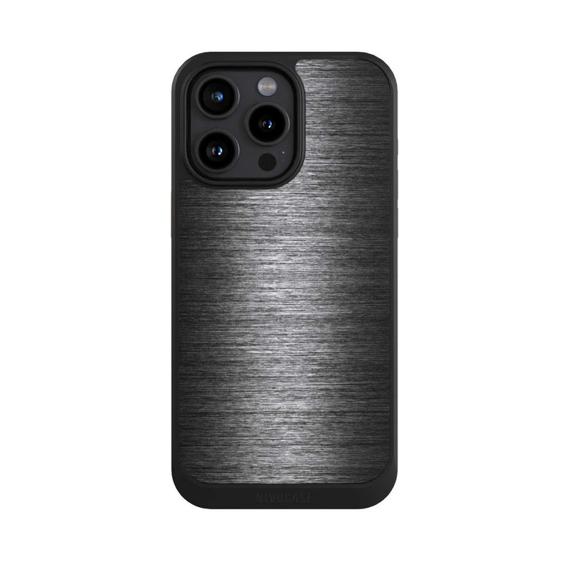 iPhone 15 Pro Max NIVOcore Metal Look Anthracite