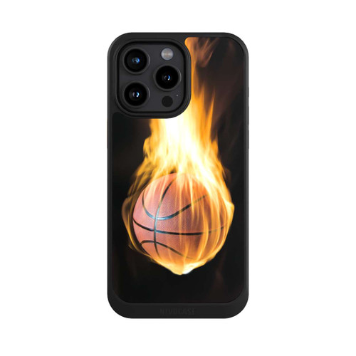 Apple iPhone 15 Pro Max NIVOcore Brennende Basketball Leidenschaft