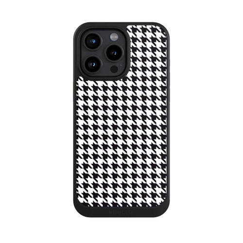 Apple iPhone 15 Pro Max NIVOcore Houndstooth black-white