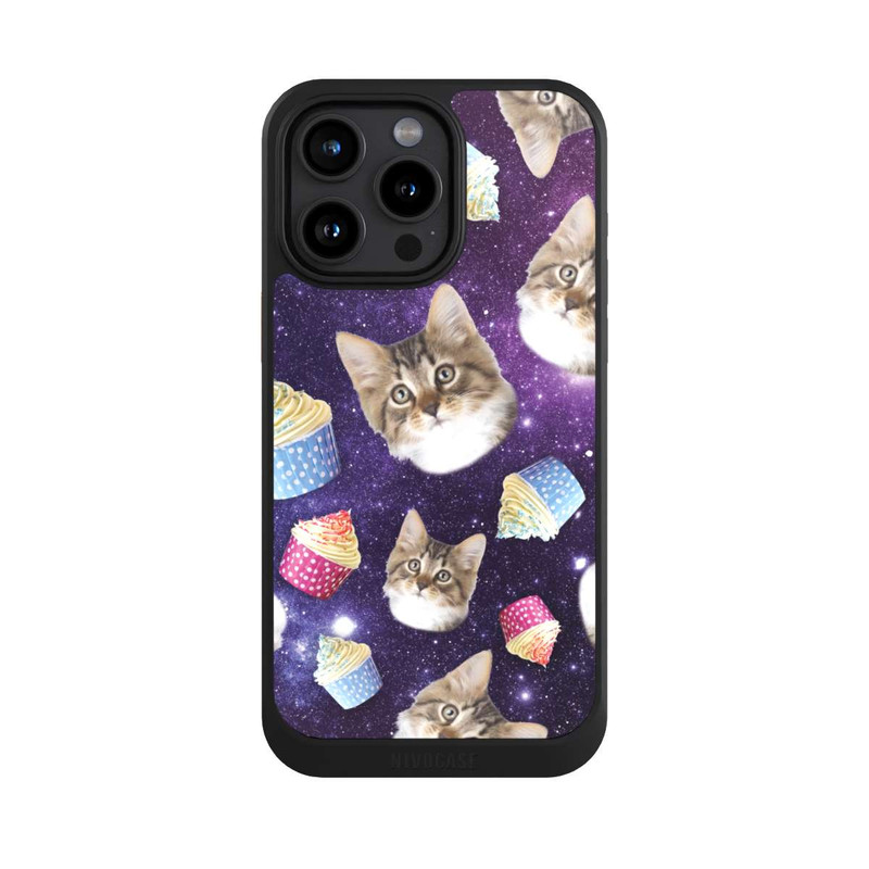 iPhone 15 Pro Max NIVOcore Crazy Galaxy - Space Cats