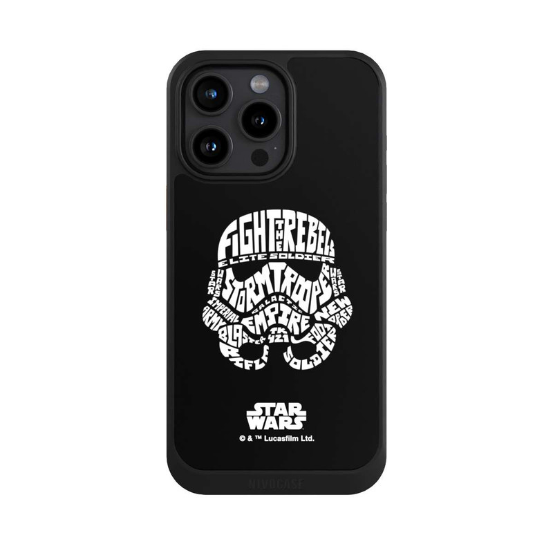 iPhone 15 Pro Max NIVOcore Storm Trooper Typo Graphic