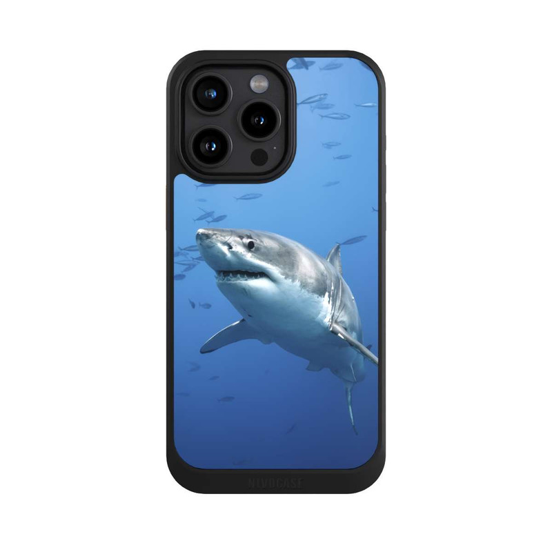iPhone 15 Pro Max NIVOcore Grand Requin Blanc