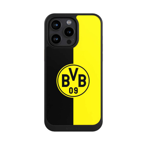 Apple iPhone 15 Pro Max NIVOcore BVB Schwarz / Gelb